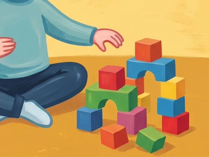Illustrations jeux blocs